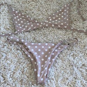Polka dot bikini
